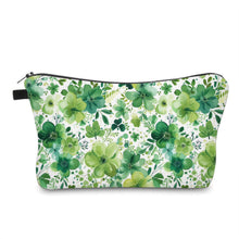 Load image into Gallery viewer, Pouch - Floral, Dark & Light Green