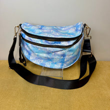 Load image into Gallery viewer, The Roni Nylon Crossbody - Butterfly Blue Purple