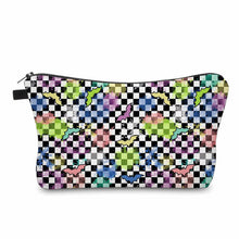 Load image into Gallery viewer, Pouch - Halloween Fall - Rainbow Bat Checker