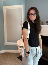 Load image into Gallery viewer, The Roni Nylon Crossbody - Checkered Beige