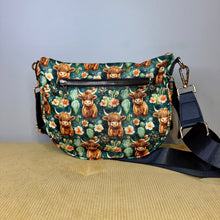 Load image into Gallery viewer, The Roni Nylon Crossbody - Highland Cow Cactus