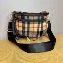 Load image into Gallery viewer, The Roni Nylon Crossbody - Famous Plaid