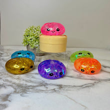 Load image into Gallery viewer, Squishy Toy - Viral Dumpling, Slow Rise Glitter - Blue
