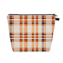 Load image into Gallery viewer, Pouch XL - Plaid Orange, Lighter