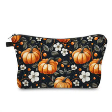 Load image into Gallery viewer, Pouch - Halloween Fall - Pumpkin Black & White