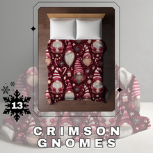 Load image into Gallery viewer, Blanket Christmas #13 - Crimson Gnomes - PREORDER