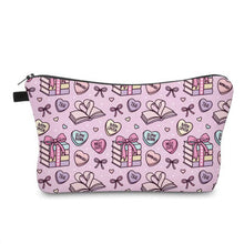 Load image into Gallery viewer, Pouch - Book Heart Romance TBR, Pink