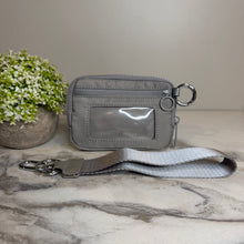 Load image into Gallery viewer, Rue - Nylon Wristlet Wallet - Grey