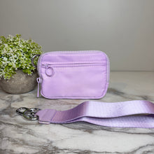 Load image into Gallery viewer, Rue - Nylon Wristlet Wallet - Light Purple