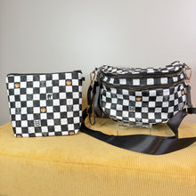 Load image into Gallery viewer, Bundled Set - Roni & XL Pouch - Halloween Trick or Treat Plaid
