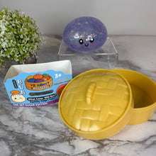 Load image into Gallery viewer, Squishy Toy - Viral Dumpling, Quick Squeeze Glitter - Purple