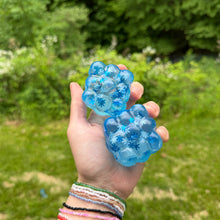 Load image into Gallery viewer, Squishy Toy - Blue Snowflake Nine Cube