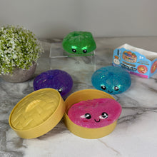 Load image into Gallery viewer, Squishy Toy - Viral Dumpling, Slow Rise Glitter - Green