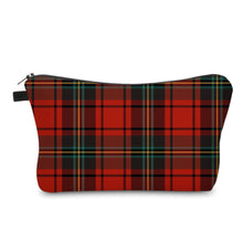 Load image into Gallery viewer, Pouch - Christmas - Plaid Red Green