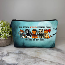 Load image into Gallery viewer, Pouch - Halloween Fall - Movie Killers Cat Kitties