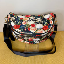 Load image into Gallery viewer, The Roni Nylon Crossbody - Skull Floral - PREORDER