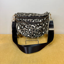 Load image into Gallery viewer, The Roni Nylon Crossbody - Animal Print Grey