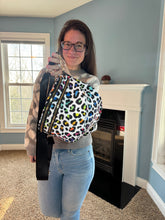 Load image into Gallery viewer, The Roni Nylon Crossbody - Rainbow Animal Print