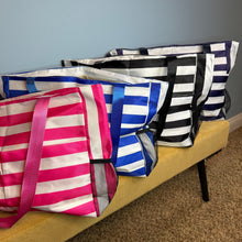 Load image into Gallery viewer, Tote Bag - Summer Stripes - Pink