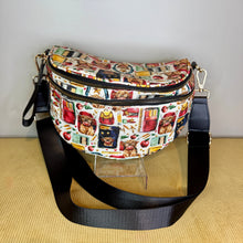 Load image into Gallery viewer, The Roni Nylon Crossbody - Highland Cow School Teacher