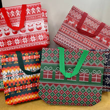 Load image into Gallery viewer, Reusable Tote Bag - Christmas Sweater - Large