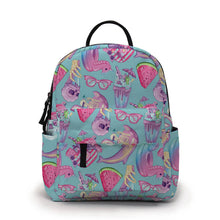 Load image into Gallery viewer, Mini Backpack - Halloween Fall - Skeleton Summer