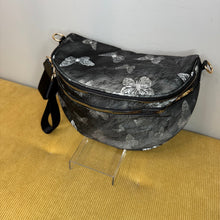 Load image into Gallery viewer, The Roni Nylon Crossbody - Grey Butterfly
