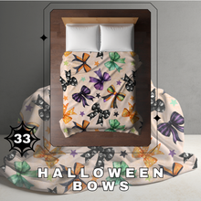 Load image into Gallery viewer, Blanket Halloween #33 - Halloween Bows - PREORDER ends 7/25