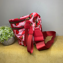 Load image into Gallery viewer, The Roni Nylon Crossbody - Strawberry