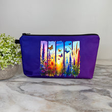 Load image into Gallery viewer, Pouch - Butterfly Stripe Purple