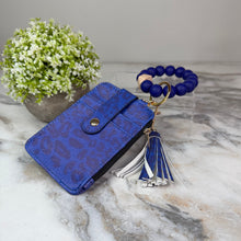 Load image into Gallery viewer, Bracelet Keychain & Card Holder Wallet - Animal Print