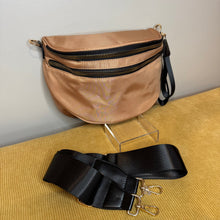 Load image into Gallery viewer, The Roni Nylon Crossbody - Bronze + Black