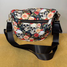 Load image into Gallery viewer, The Roni Nylon Crossbody - Skull Floral - PREORDER