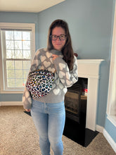 Load image into Gallery viewer, The Roni Nylon Crossbody - Rainbow Animal Print