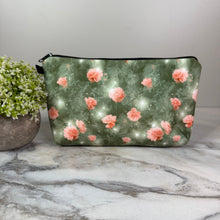 Load image into Gallery viewer, Pouch - Floral Sage Green Star Roses