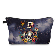Load image into Gallery viewer, Pouch - Floral Butterfly Skeleton