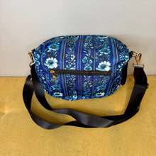 Load image into Gallery viewer, The Roni Nylon Crossbody - Blue Stripe Floral