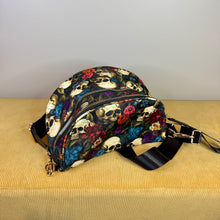 Load image into Gallery viewer, The Roni Nylon Crossbody - Halloween Fall Skull Floral