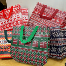 Load image into Gallery viewer, Reusable Tote Bag - Christmas Sweater - Large
