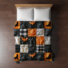Load image into Gallery viewer, Blanket - Halloween - Quilted Bats