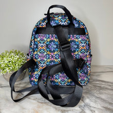 Load image into Gallery viewer, Mini Backpack - Bold Purple Orange Pink Tie Dye