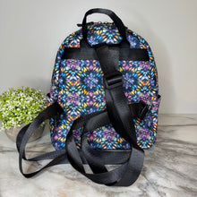 Load image into Gallery viewer, Mini Backpack - Bold Purple Orange Pink Tie Dye