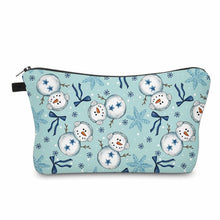 Load image into Gallery viewer, Pouch - Christmas Winter - Snowman Snowflake