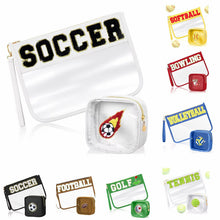 Load image into Gallery viewer, Sports Clear Zip Pouch 2 Pack - PREORDER
