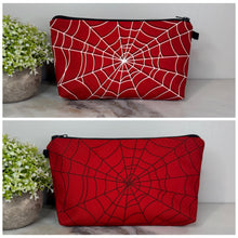 Load image into Gallery viewer, Pouch - Spiderweb Spider Red