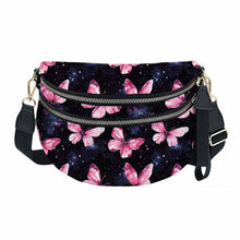 Load image into Gallery viewer, The Roni Nylon Crossbody - Butterfly Pink Galaxy