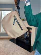 Load image into Gallery viewer, The Roni Nylon Crossbody - Bronze + Black