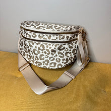 Load image into Gallery viewer, The Roni Nylon Crossbody - Animal Print Beige