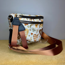 Load image into Gallery viewer, The Roni Nylon Crossbody - Religious Jesus Loves You Bronze