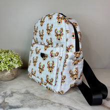Load image into Gallery viewer, Mini Backpack - Christmas - Plaid Reindeer